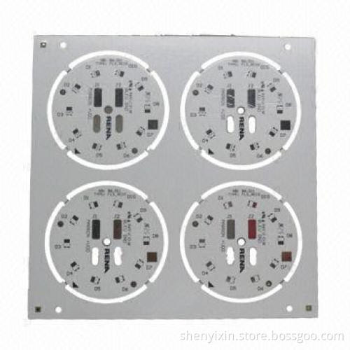 Single-layered Round LED Aluminum Base PCB